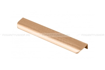 GTV Bútor fogantyú - UA-HEXA - Csiszolt arany 18 - Alumínium - Bútorajtó élére ültethető színes fém fogantyú - Több méretben elérhető