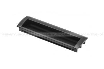 GTV Bútorfogantyú - UA-326 - Matt fekete 20M - Alumínium - Bútorajtó felületébe marható, süllyeszthető színes fém fogantyú  - Több méretben elérhető