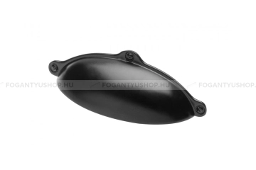 GTV Fogantyú - MARSALA - Matt fekete 20M - Zamak fém ötvözet - Egy méretben gyártott színes fém bútorfogantyú