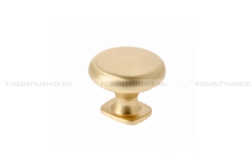 GTV Gombfogantyú - LORENA - Csiszolt arany 18 - Acél fém - Színes fém gombfogantyú, bútorgomb