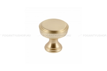 GTV Gomb fogantyú - SONET - Csiszolt arany 18 - Acél fém - Színes fém gombfogantyú, bútorgomb