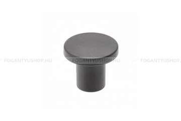 GTV Gombfogantyú - SPOT - Matt fekete 20M - Acél fém - Színes fém gombfogantyú, bútorgomb