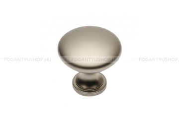 GTV Bútorgomb - TERNI - Matt nikkel 02 - Acél fém - Fém gombfogantyú, bútorgomb (szögletes, kerek)