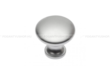 GTV Gombfogantyú - TERNI - Matt króm 05 - Acél fém - Fém gombfogantyú, bútorgomb (szögletes, kerek)