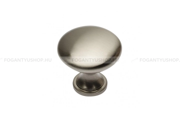 GTV Gombfogantyú - TERNI - Szálcsiszolt 06 - Acél fém - Fém gombfogantyú, bútorgomb (szögletes, kerek)