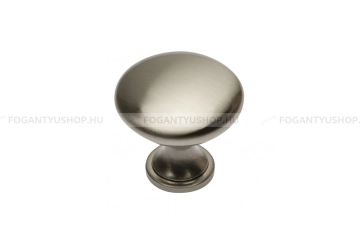 GTV Gombfogantyú - TERNI - Szálcsiszolt 06 - Acél fém - Fém gombfogantyú, bútorgomb (szögletes, kerek)