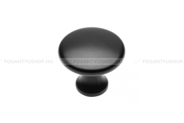 GTV Bútorgomb - UDINE - Matt fekete 20M - Acél fém - Színes fém gombfogantyú, bútorgomb