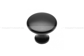 GTV Bútorgomb - UDINE - Matt fekete 20M - Acél fém - Színes fém gombfogantyú, bútorgomb