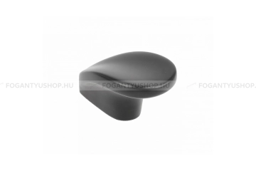 GTV Gomb fogantyú - VENICE - Matt fekete 20M - Acél fém - Színes fém gombfogantyú, bútorgomb