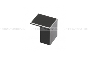 GTV Gombfogantyú - ARES - Fekete 20 - Alumínium - Színes fém gombfogantyú, bútorgomb