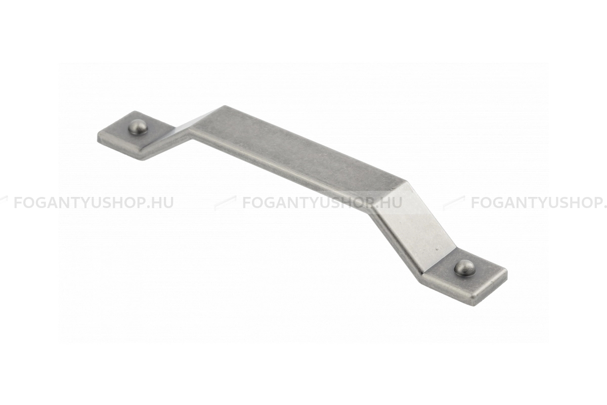 GTV Fogantyú - STEP - furattáv 160 mm - Antik ezüst 07 - Acél fém - Klasszikus, vintage, antik fém bútorfogantyú