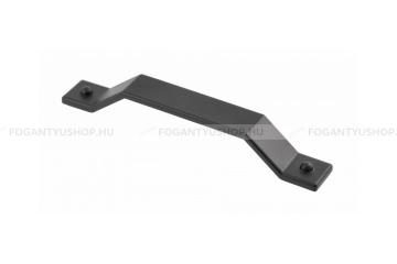 GTV Bútorfogantyú - STEP - Matt fekete 20M - Acél fém - Egy méretben gyártott színes fém bútorfogantyú