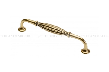 GTV Fogantyú - ABIATE - Antik bronz 04 - Acél fém - Klasszikus, vintage, antik fém bútorfogantyú