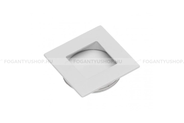 GTV Fogantyú - Fehér 10 - Zamak fém ötvözet - Bútorajtó felületébe marható, süllyeszthető színes fém fogantyú 