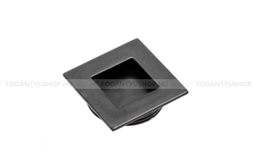 GTV Bútorfogantyú - Fekete 20 - Zamak fém ötvözet - Bútorajtó felületébe marható, süllyeszthető színes fém fogantyú 