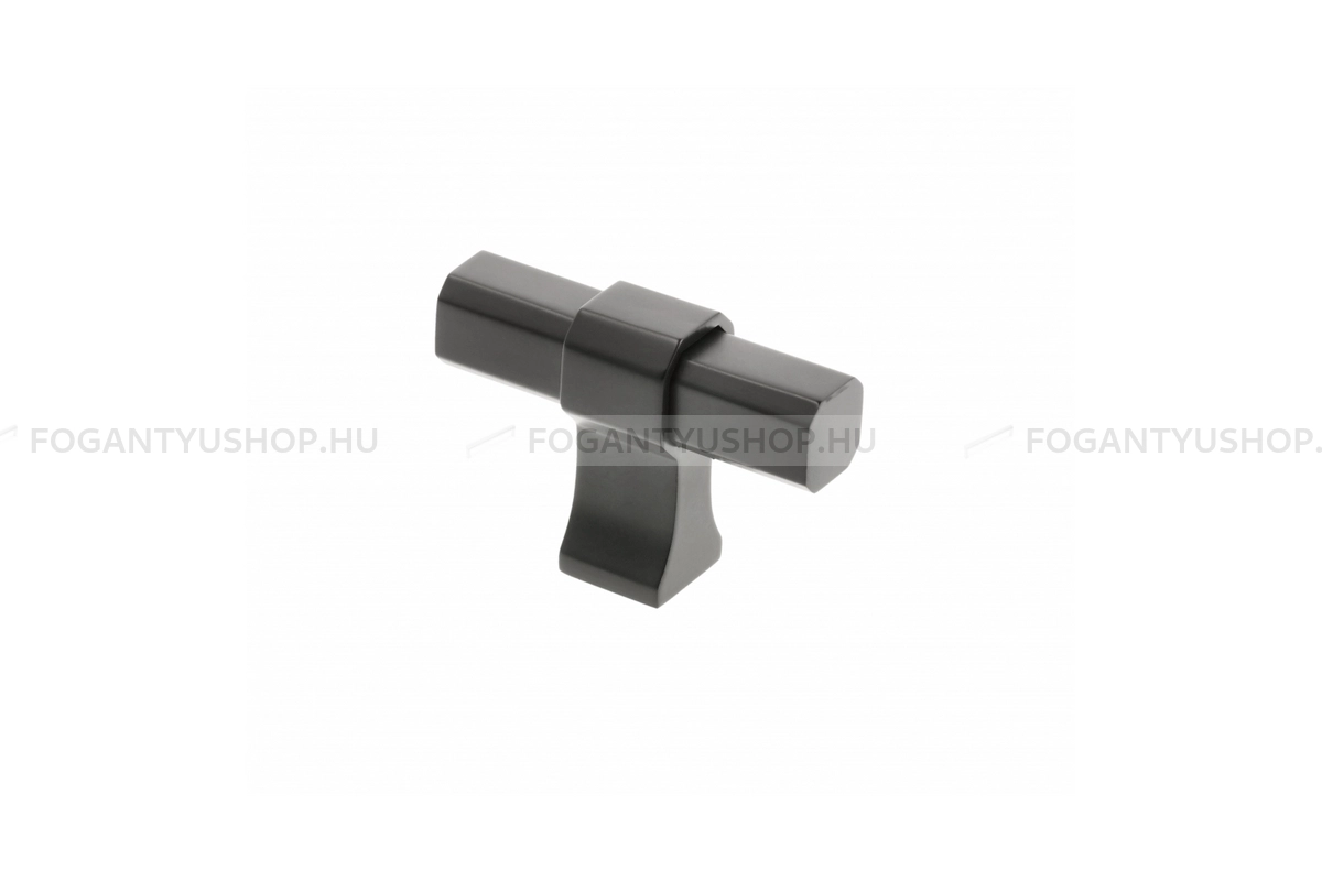 GTV Bútorgomb - IMPERIAL - 1 furatos - Matt fekete 20M - Zamak fém ötvözet - Színes fém gombfogantyú, bútorgomb