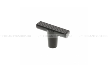GTV Bútorgomb - RAY - Matt fekete 20M - Zamak fém ötvözet - Színes fém gombfogantyú, bútorgomb