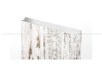 VIEFE Fogantyú - GRADA - Eloxált fényes L02 - Alumínium - Darabolható fém bútorfogantyú (fogantyú profil)