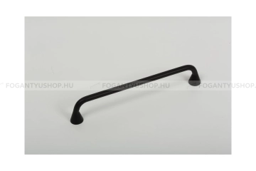VIEFE Bútorfogantyú - BELLA - Matt fekete ZM2 - Zamak fém ötvözet - Egy méretben gyártott színes fém bútorfogantyú