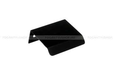 VIEFE Bútorfogantyú - Viefe CURVE - Matt fekete LM2 - Alumínium - Bútorajtó élére ültethető színes fém fogantyú