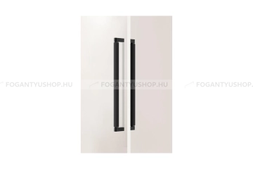 VIEFE Fogantyú - BROOKLYN BIG - Csiszolt fekete L30 - Alumínium - Több méretben gyártott színes fém bútorfogantyú 