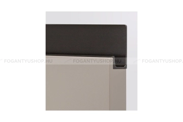 VIEFE Bútorfogantyú - Viefe JEY élbe ültethető - Matt fekete LM2 - Alumínium - Bútorajtó élébe marható, süllyeszthető színes fém fogantyú