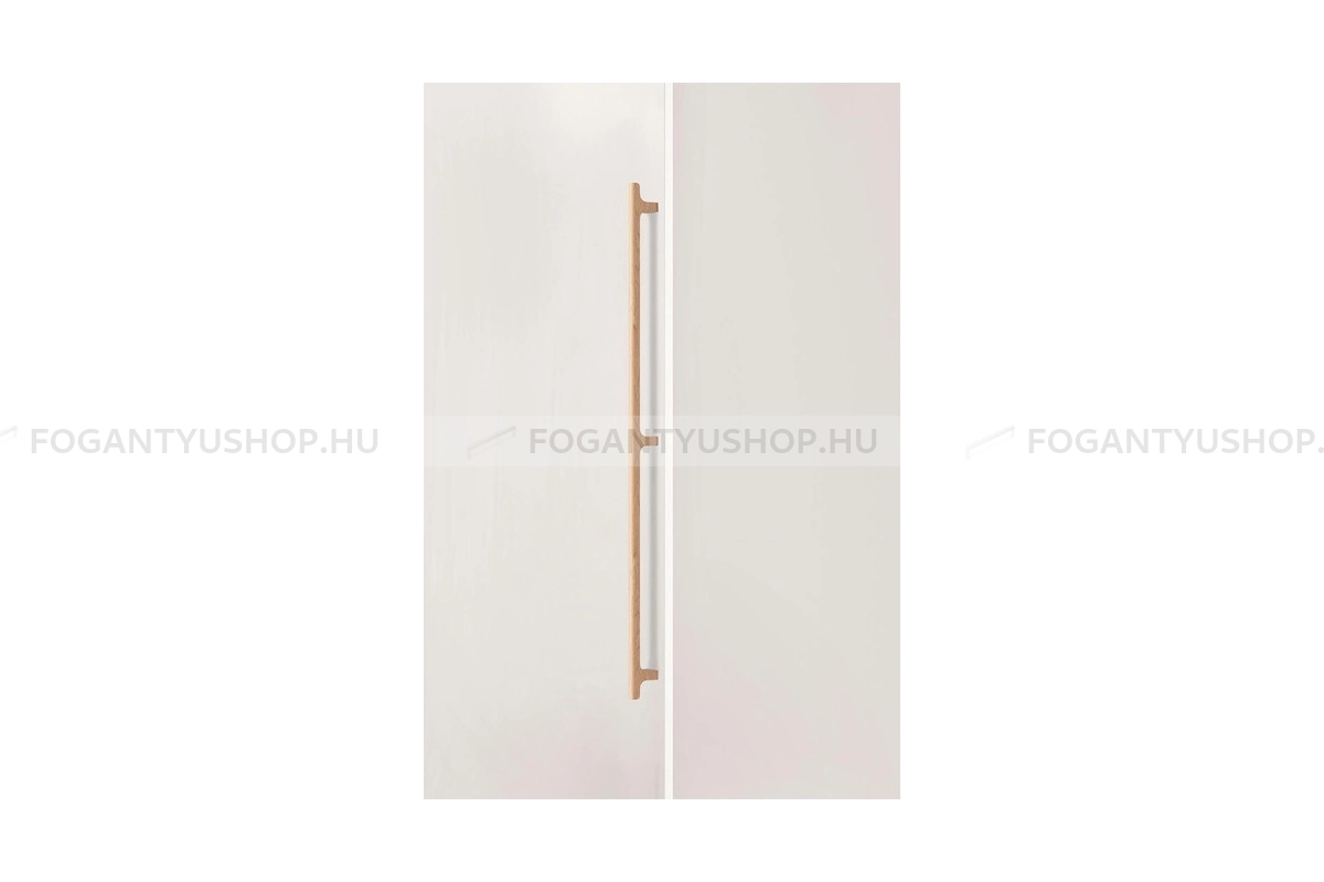 VIEFE Bútorfogantyú - HINOKI WOOD BIG - Csiszolt nyers tölgy W00 - Fa - Fa bútorfogantyú