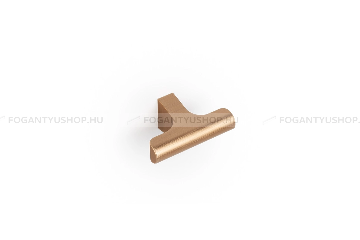 VIEFE Gombfogantyú - HINOKI - 1 furatos - Csiszolt pezsgő L618 - Alumínium - Színes fém gombfogantyú, bútorgomb