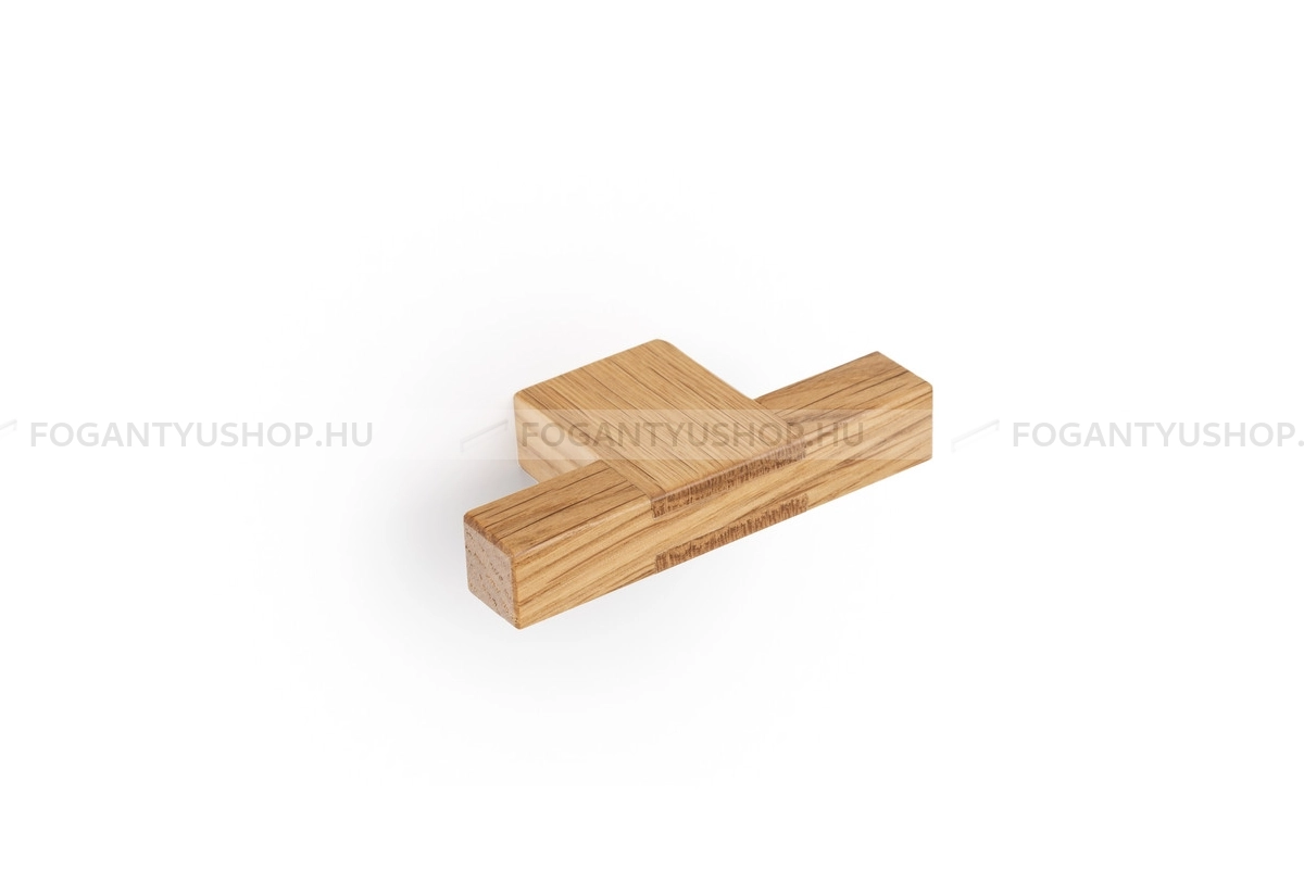 VIEFE Fogantyú - HAKO - 1 furatos - Tölgy W16 - Fa - Fa bútorfogantyú