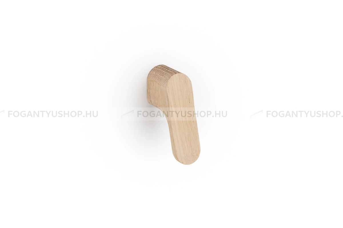 VIEFE Bútorfogantyú - LUV WOOD - 1 furatos - Csiszolt nyers tölgy W00 - Fa - Fa bútorfogantyú