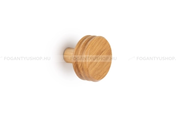 VIEFE Kabát fogas - PULSE EI - Matt fekete lakkozott WM2 - Fa - Egy akasztós fogas - Több méretben elérhető