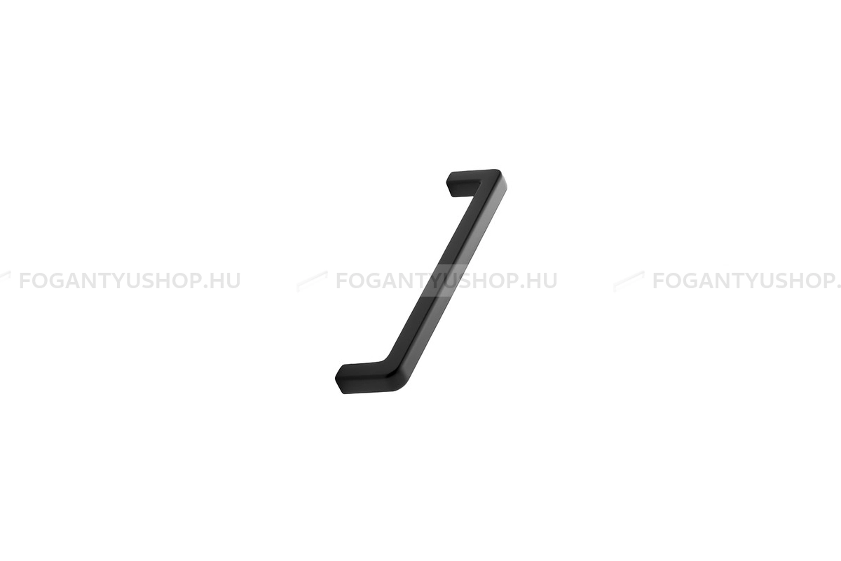 FURNIPART Fogantyú - MANGO - Fekete 9005 - Zamak fém ötvözet - Több méretben gyártott színes fém bútorfogantyú