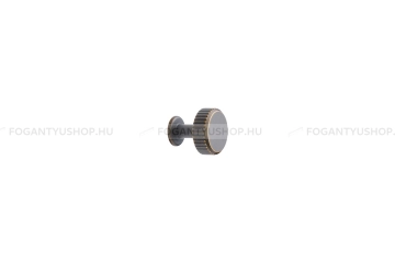 FURNIPART Gombfogantyú - VILLA ROUND - Antik barna 23 - Zamak fém ötvözet - Antikolt, vintage fém gombfogantyú (szögletes, kerek) - Több méretben elérhető