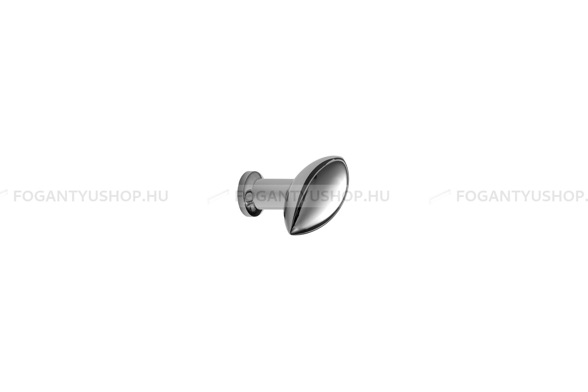 FURNIPART Gombfogantyú - ZEPPELIN - furattáv 160 mm - Fényes króm 08/OR - Zamak fém ötvözet - Fém gombfogantyú, bútorgomb (szögletes, kerek)