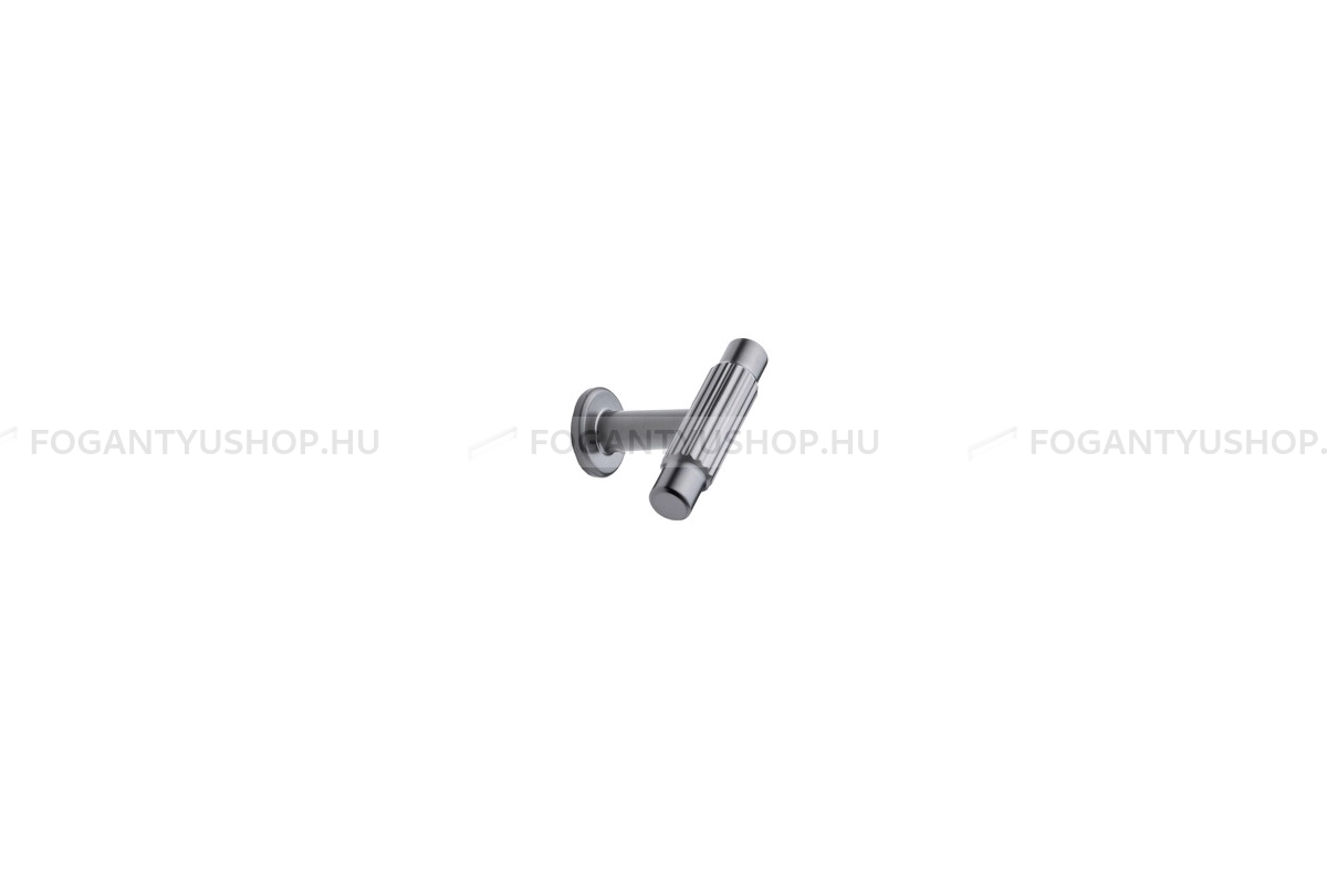 FURNIPART Fogantyú - VILLA gpmb - 1 furatos - Fekete metál 74 - Zamak fém ötvözet - Egy méretben gyártott színes fém bútorfogantyú