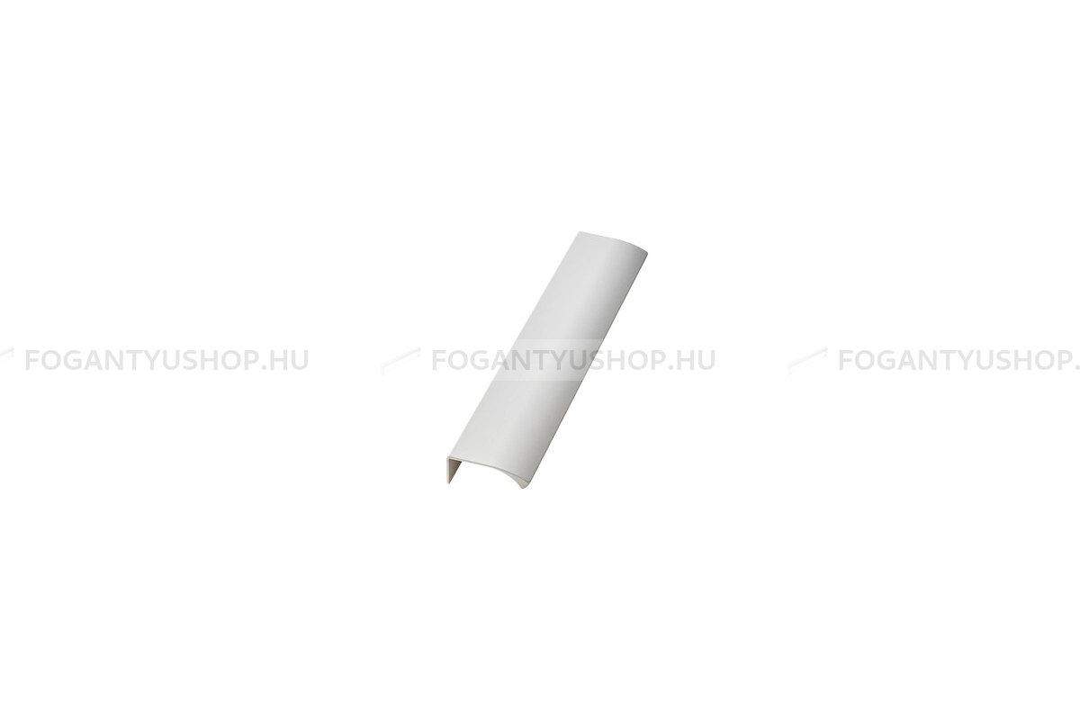 FURNIPART Fogantyú - EDGE Straight textúrált - Fehér texturált S0501 - Alumínium - Bútorajtó élére ültethető színes fém fogantyú