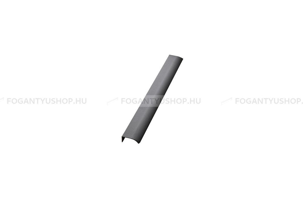 FURNIPART Fogantyú - EDGE Straight textúrált - Textúrált antracit S8000 - Alumínium - Bútorajtó élére ültethető színes fém fogantyú