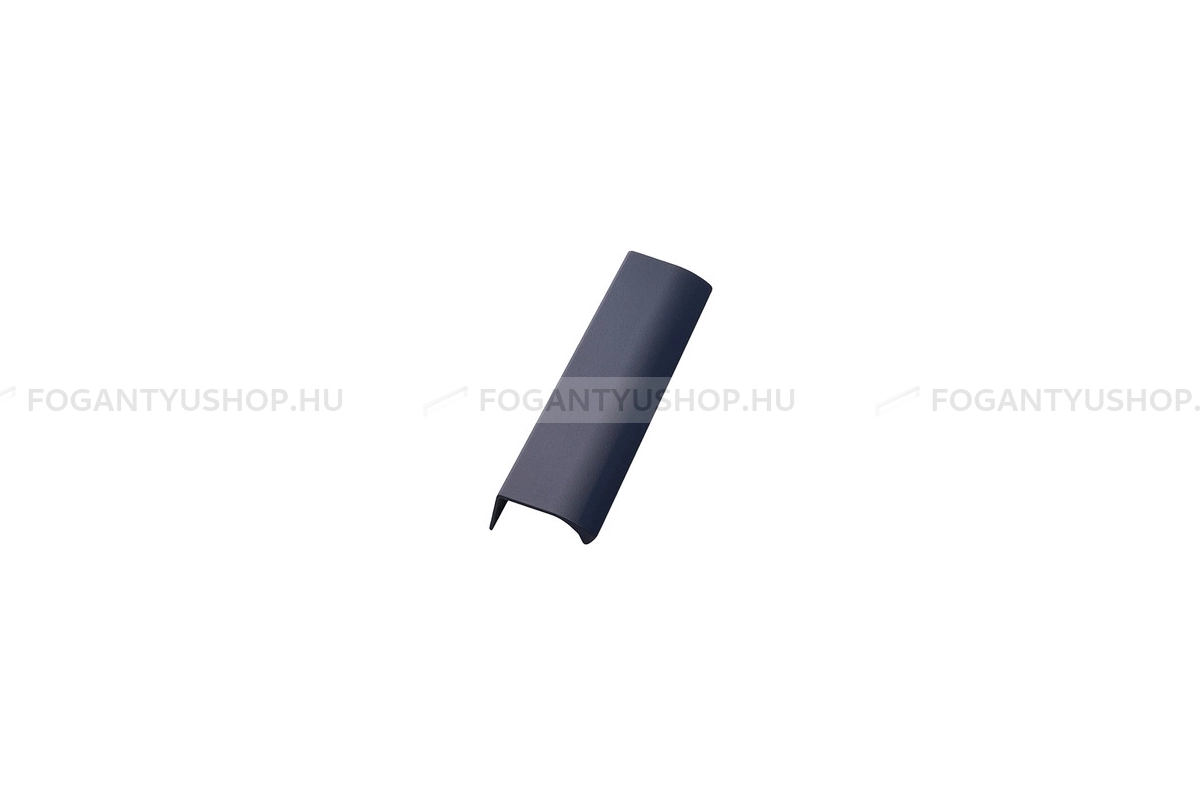 FURNIPART Bútor fogantyú - EDGE Straight éjfélkék textúrált - Éjfélkék textúrált S8011 - Alumínium - Bútorajtó élére ültethető színes fém fogantyú
