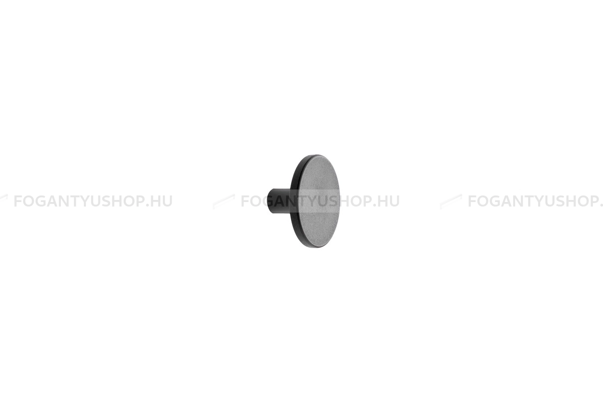 FURNIPART Gombfogantyú - PLATO műanyag - 1 furatos - Fekete 86 - Műanyag - Műanyag gombfogantyú, bútorgomb (szögletes, kerek)