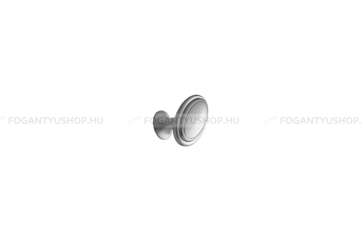 FURNIPART Gombfogantyú - OVAL - 1 furatos - Szálcsiszolt 66 - Zamak fém ötvözet - Fém gombfogantyú, bútorgomb (szögletes, kerek)