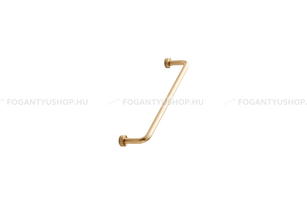 FURNIPART Bútor fogantyú - LOUNGE 21 Bútorajtó felületébe marható süllyeszthető színes - furattáv 128 mm - Csiszolt sárgaréz 21 - Zamak fém ötvözet - Bútorajtó felületébe marható, süllyeszthető színes fém fogantyú