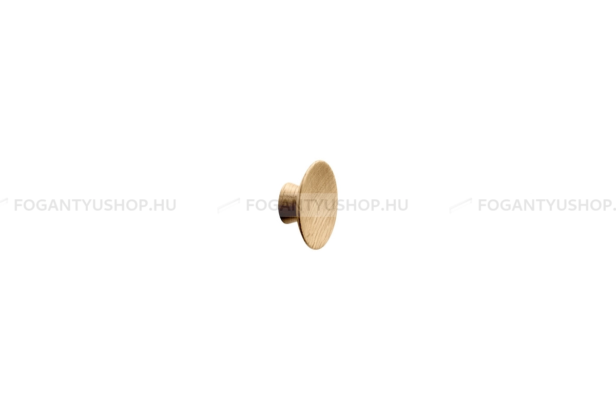 FURNIPART Bútorfogantyú - OLYMPIA - 1 furatos - Lakkozott tölgy 052 - Fa - Fa bútorfogantyú