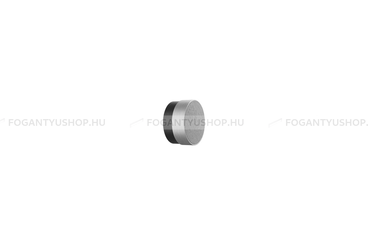 FURNIPART Fogantyú - RADIO - 1 furatos - Fekete kőris - szálcsiszolt 994/66 - Fa - Fával kombinált fém bútorfogantyú