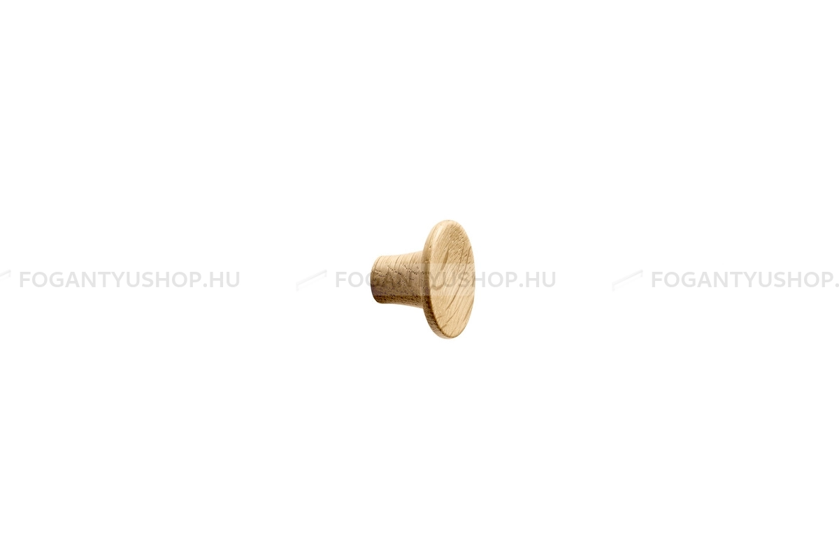 FURNIPART Bútorfogantyú - TUBA - 1 furatos - Lakkozott tölgy 052 - Fa - Fa bútorfogantyú