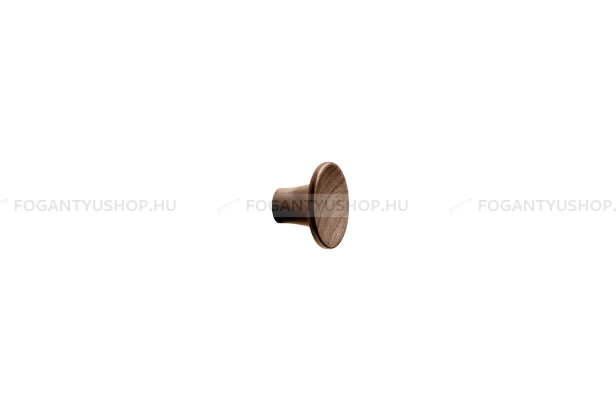FURNIPART Bútorfogantyú - TUBA - 1 furatos - Lakkozott dió 292 - Fa - Fa bútorfogantyú