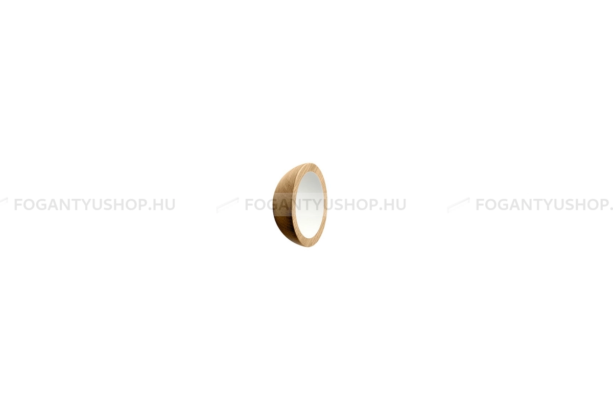 FURNIPART Bútorfogantyú - WOK 052/504 052/504 052/504 - 1 furatos - Lakkozott tölgy - fehér 052/504 - Fa - Fa bútorfogantyú