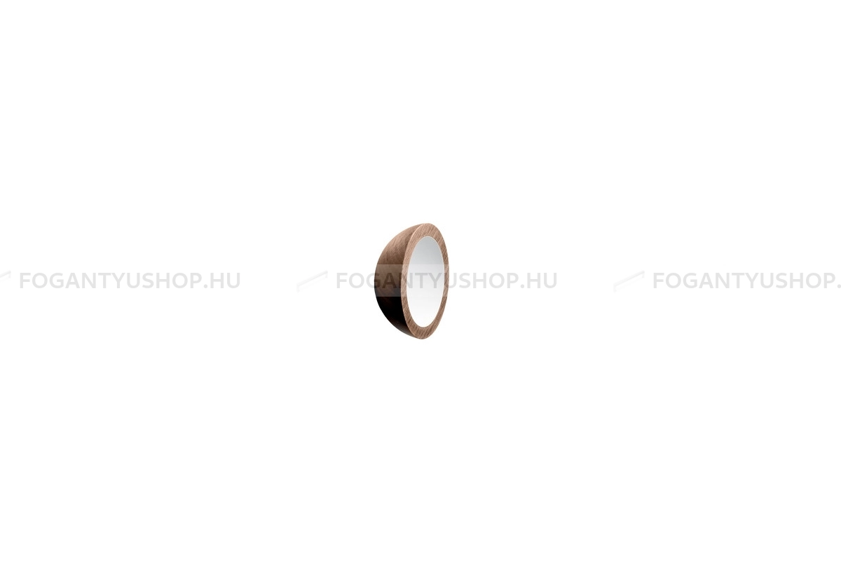 FURNIPART Fogantyú - WOK - 1 furatos - Lakkozott dió - krém 292/732 - Fa - Fa bútorfogantyú