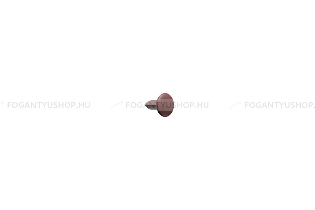 FURNIPART Bútor fogantyú - VOLUMI műanyag barnás - Matt barnás vöröc C004 - Műanyag - Színes műanyag bútorfogantyú