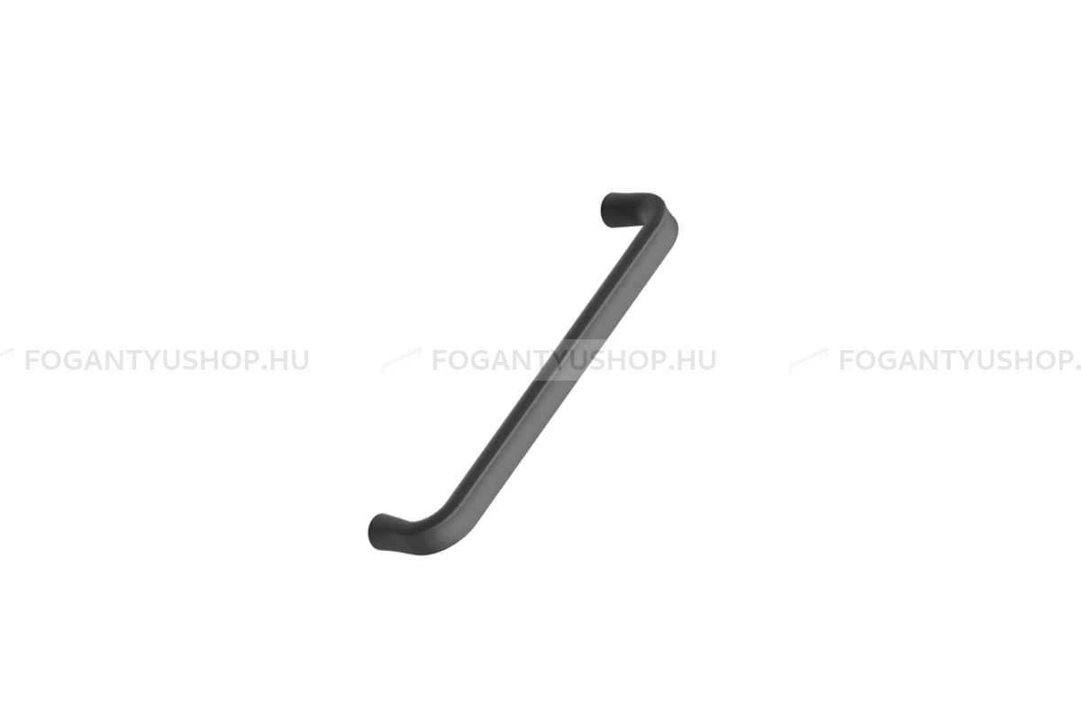 FURNIPART Bútorfogantyú - TERRA öntöttvas - furattáv 160 mm - Fekete 9005 - Öntöttvas - Egy méretben gyártott színes fém bútorfogantyú