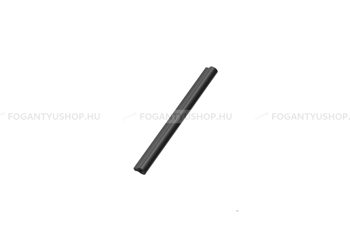 FURNIPART Bútor fogantyú - LUCENTE 224 - Fekete 9005 - Alumínium - Több méretben gyártott színes fém bútorfogantyú